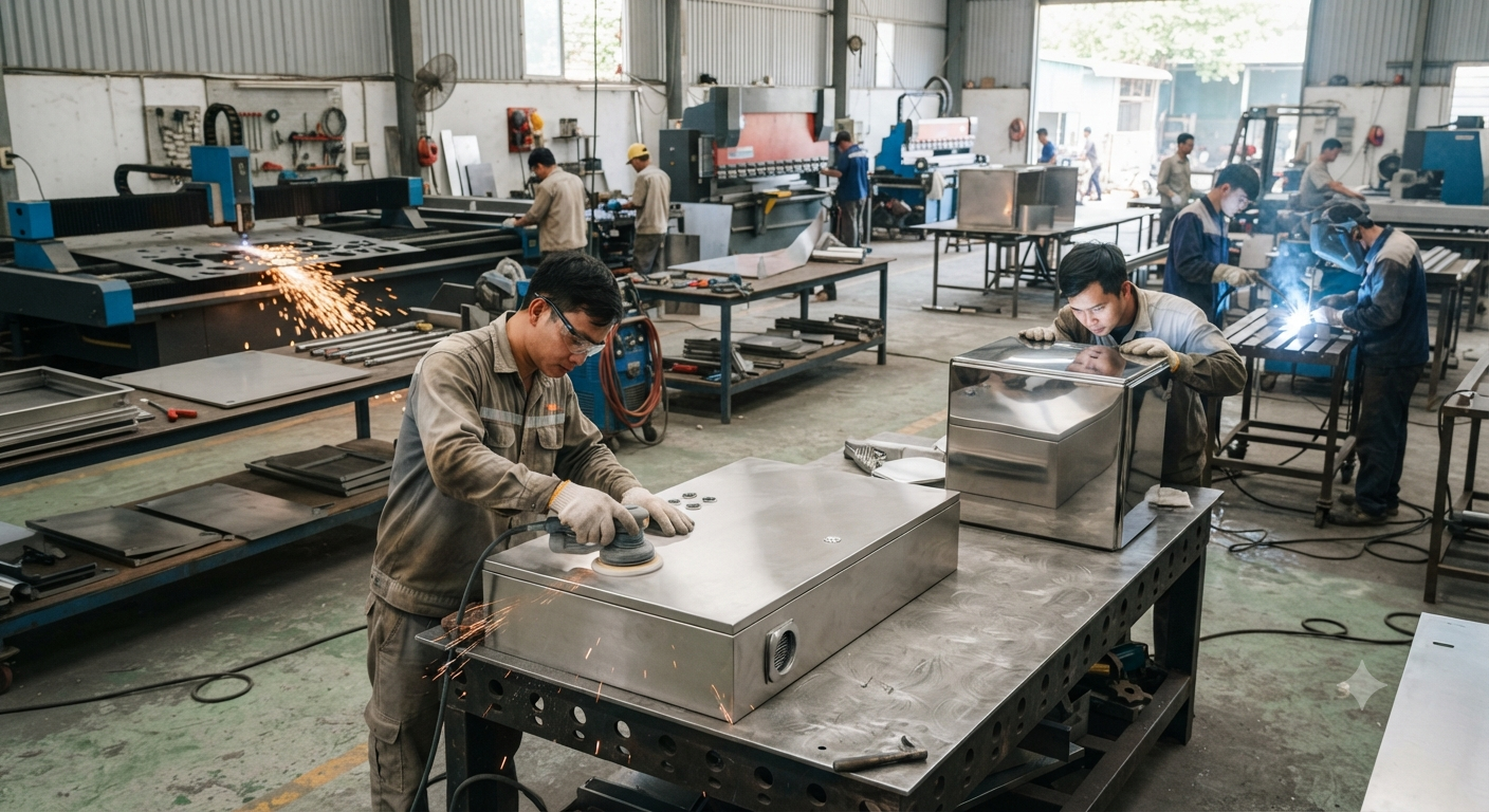 Phương pháp gia công và hoàn thiện bề mặt