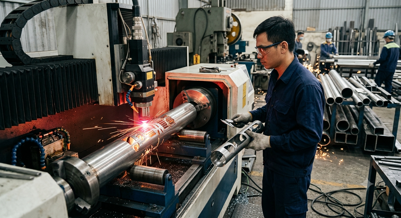 Những yếu tố cần lưu ý khi đặt gia công cắt laser ống kim loại theo yêu cầu
