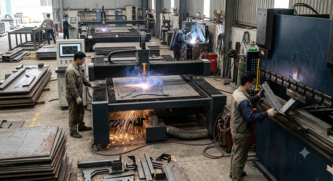 Các công nghệ gia công thép tấm phổ biến hiện nay