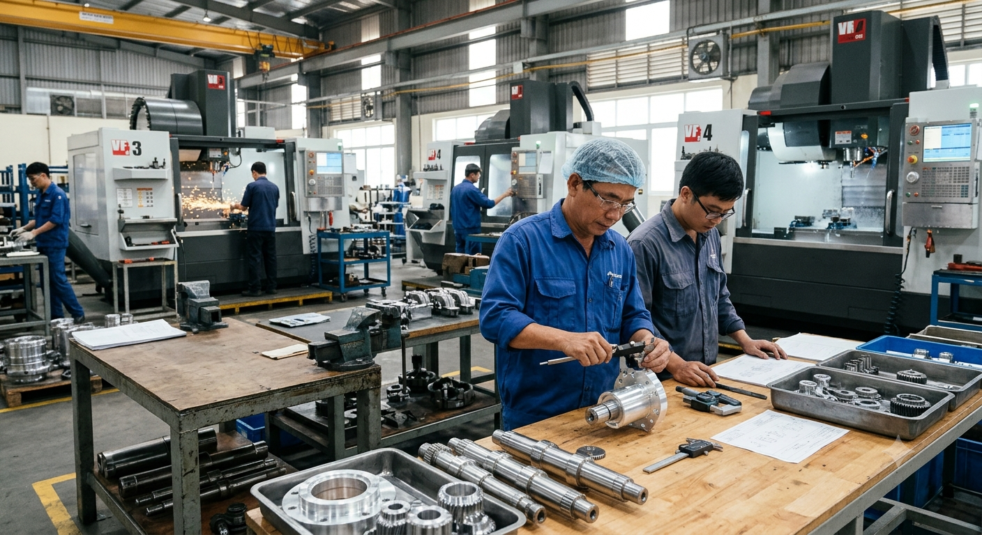Tổ chức sản xuất và kiểm tra chất lượng thành phẩm